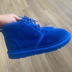 UGG Neumel Cobalt Blue Booties